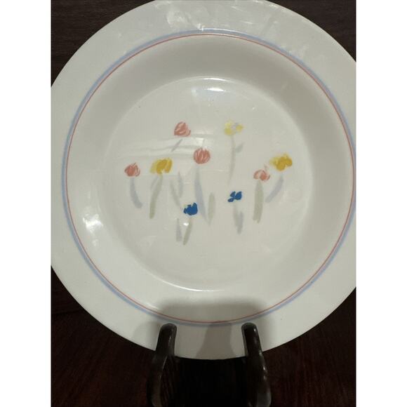 Vintage ARCOPAL Plate Glass Dinner Plates France Set of 5 (564) - Picture 1 of 6